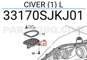 Honda 33170SJKJ01 CIVER (1) L
