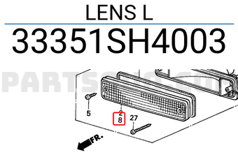Honda 33351SH4003 LENS L