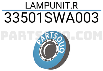 Honda 33501SWA003 LAMPUNIT,R