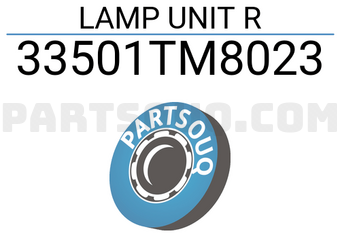 Honda 33501TM8023 LAMP UNIT R