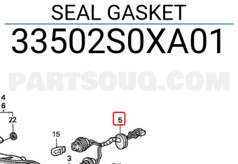 Honda 33502S0XA01 SEAL GASKET