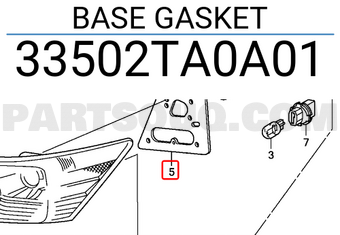Honda 33502TA0A01 BASE GASKET