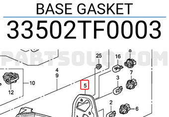 Honda 33502TF0003 BASE GASKET