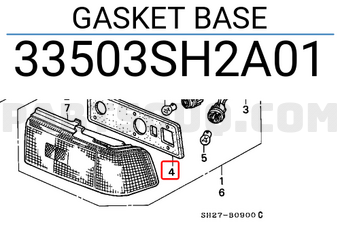 Honda 33503SH2A01 GASKET BASE