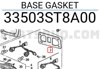 Honda 33503ST8A00 BASE GASKET