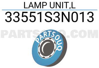 Honda 33551S3N013 LAMP UNIT,L