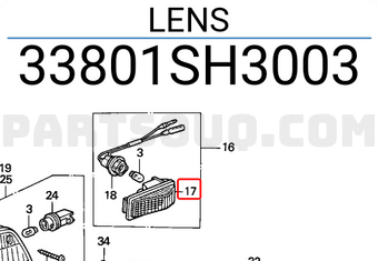 Honda 33801SH3003 LENS