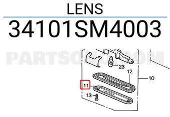 Honda 34101SM4003 LENS