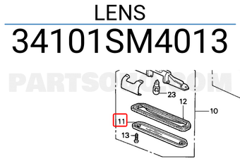 Honda 34101SM4013 LENS