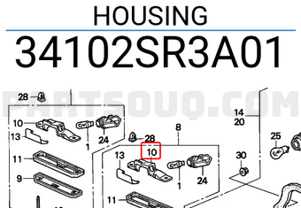 Honda 34102SR3A01 HOUSING