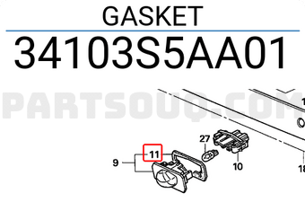 Honda 34103S5AA01 GASKET