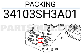 Honda 34103SH3A01 PACKING