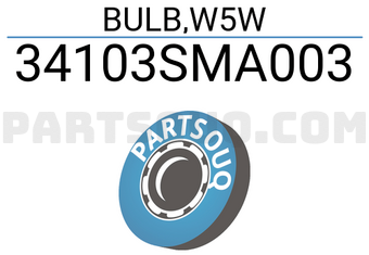 Honda 34103SMA003 BULB,W5W