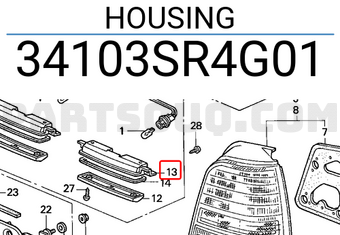 Honda 34103SR4G01 HOUSING