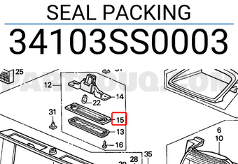 Honda 34103SS0003 SEAL PACKING