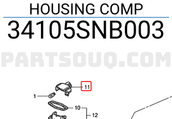 Honda 34105SNB003 HOUSING COMP