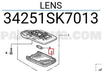 Honda 34251SK7013 LENS