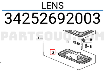 Honda 34252692003 LENS