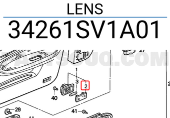 Honda 34261SV1A01 LENS