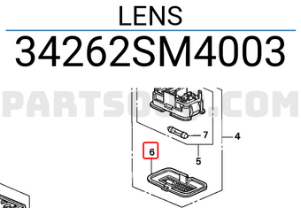 Honda 34262SM4003 LENS