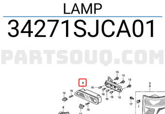 Honda 34271SJCA01 LAMP