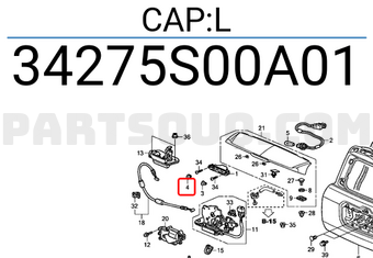Honda 34275S00A01 CAP:L
