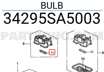 Honda 34295SA5003 BULB