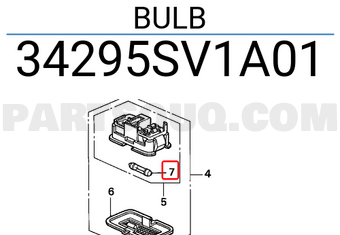 Honda 34295SV1A01 BULB