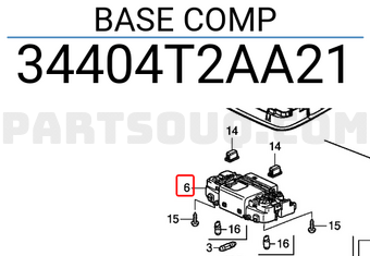 Honda 34404T2AA21 BASE COMP