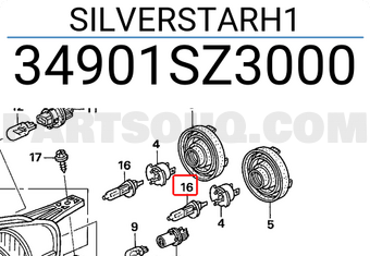 Honda 34901SZ3000 SILVERSTARH1