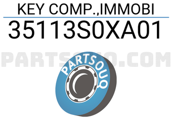 Honda 35113S0XA01 KEY COMP.,IMMOBI