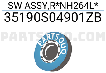 Honda 35190S04901ZB SW ASSY,R*NH264L*