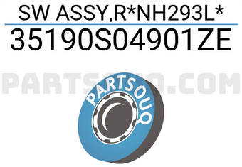 Honda 35190S04901ZE SW ASSY,R*NH293L*