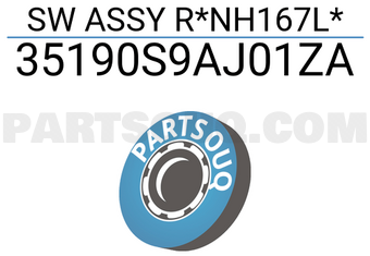 Honda 35190S9AJ01ZA SW ASSY R*NH167L*