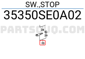 Honda 35350SE0A02 SW.,STOP