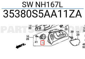 Honda 35380S5AA11ZA SW NH167L
