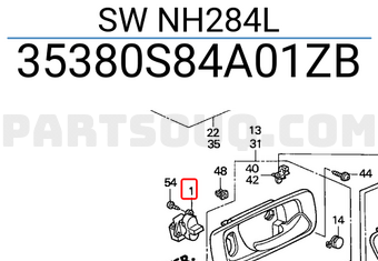 Honda 35380S84A01ZB SW NH284L