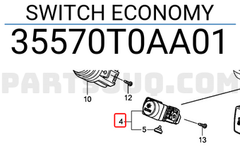 Honda 35570T0AA01 SWITCH ECONOMY