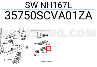 Honda 35750SCVA01ZA SW NH167L