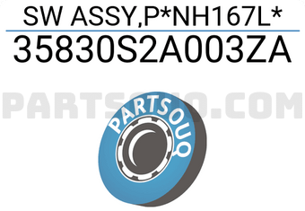 Honda 35830S2A003ZA SW ASSY,P*NH167L*