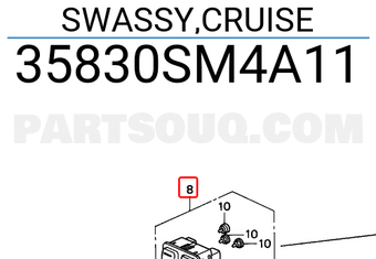 Honda 35830SM4A11 SWASSY,CRUISE