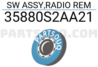 Honda 35880S2AA21 SW ASSY,RADIO REM