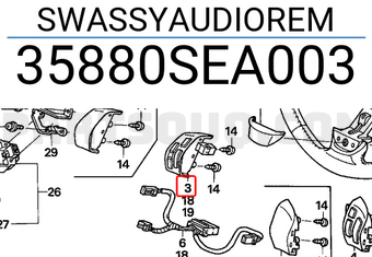 Honda 35880SEA003 SWASSYAUDIOREM