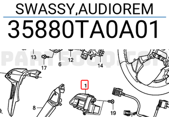 Honda 35880TA0A01 SWASSY,AUDIOREM