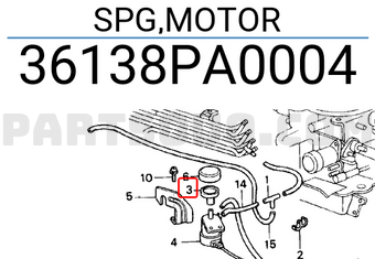 Honda 36138PA0004 SPG,MOTOR