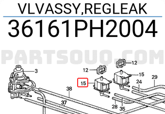 Honda 36161PH2004 VLVASSY,REGLEAK