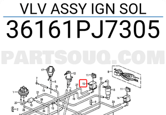 Honda 36161PJ7305 VLV ASSY IGN SOL