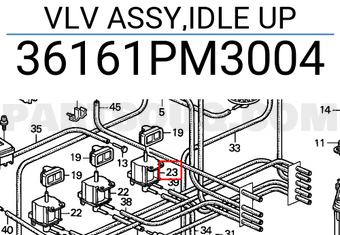 Honda 36161PM3004 VLV ASSY,IDLE UP
