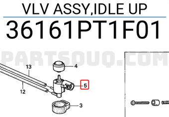 Honda 36161PT1F01 VLV ASSY,IDLE UP