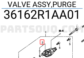 Honda 36162R1AA01 VALVE ASSY,PURGE